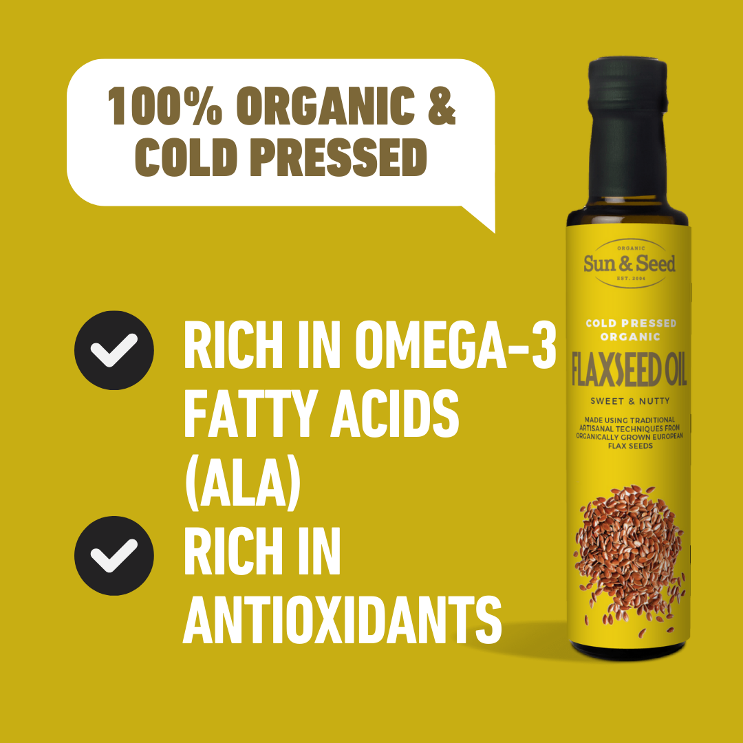Cold Pressed Organic Flax Seed Oil 250ml