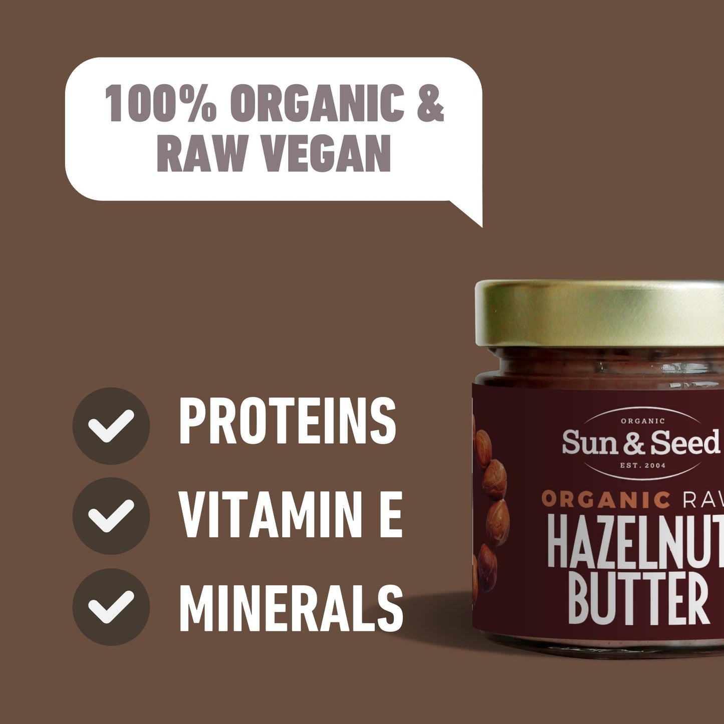 Organic Raw Hazelnut Butter 200gr