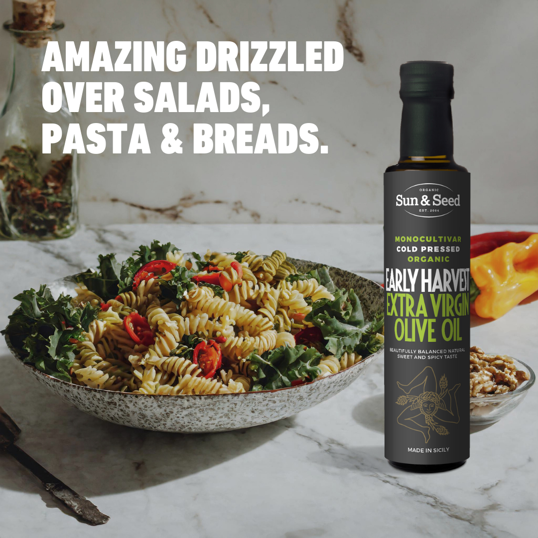 Premium Early Harvest Extra Virgin Olive Oil 500ml - Monocultivar Cold Pressed Organic