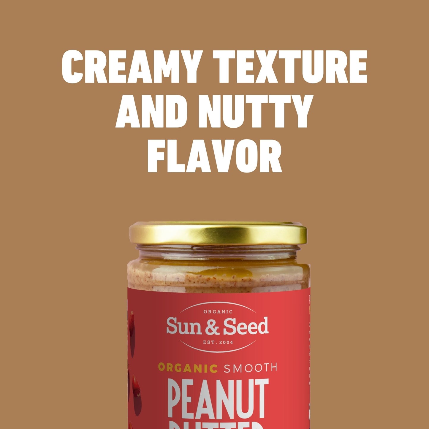 Organic Smooth Peanut Butter 500g