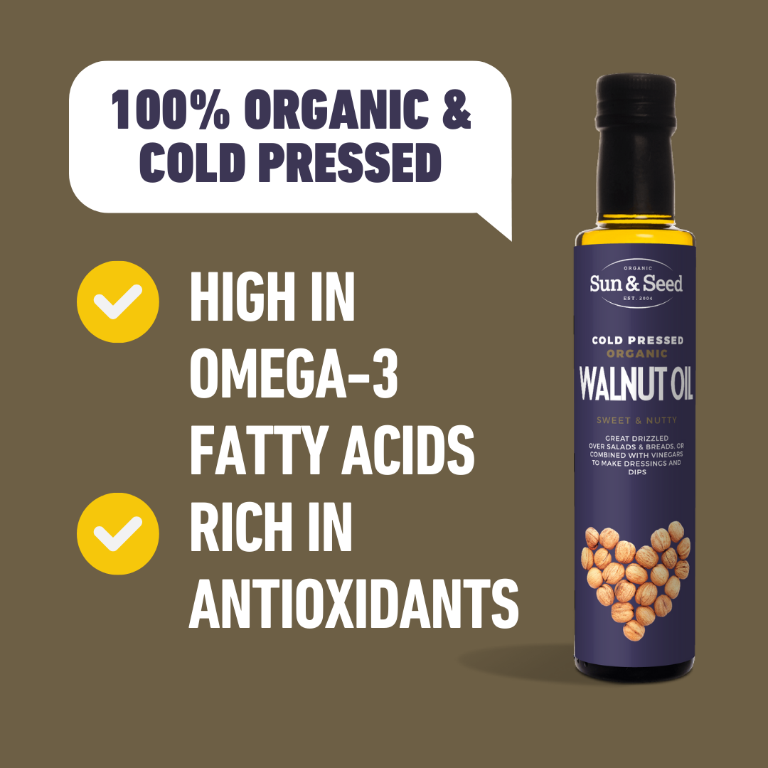 Cold Pressed Organic Walnut Oil 250Ml