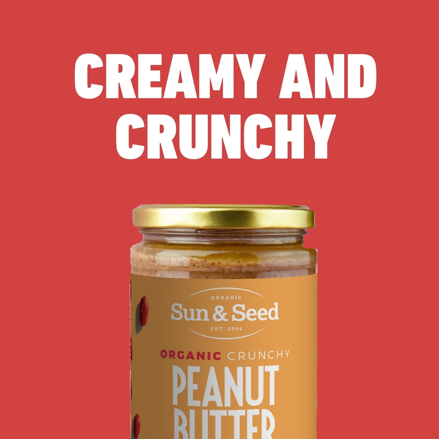 Organic Crunchy Peanut Butter 500g
