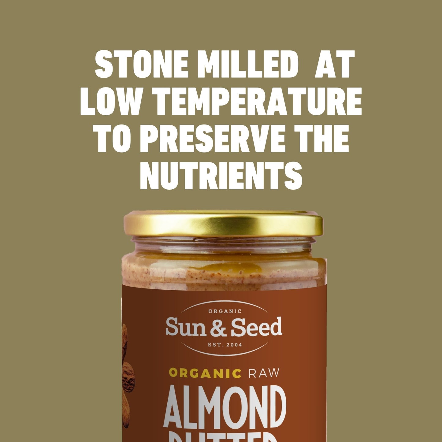 Organic Raw Almond Butter 500g