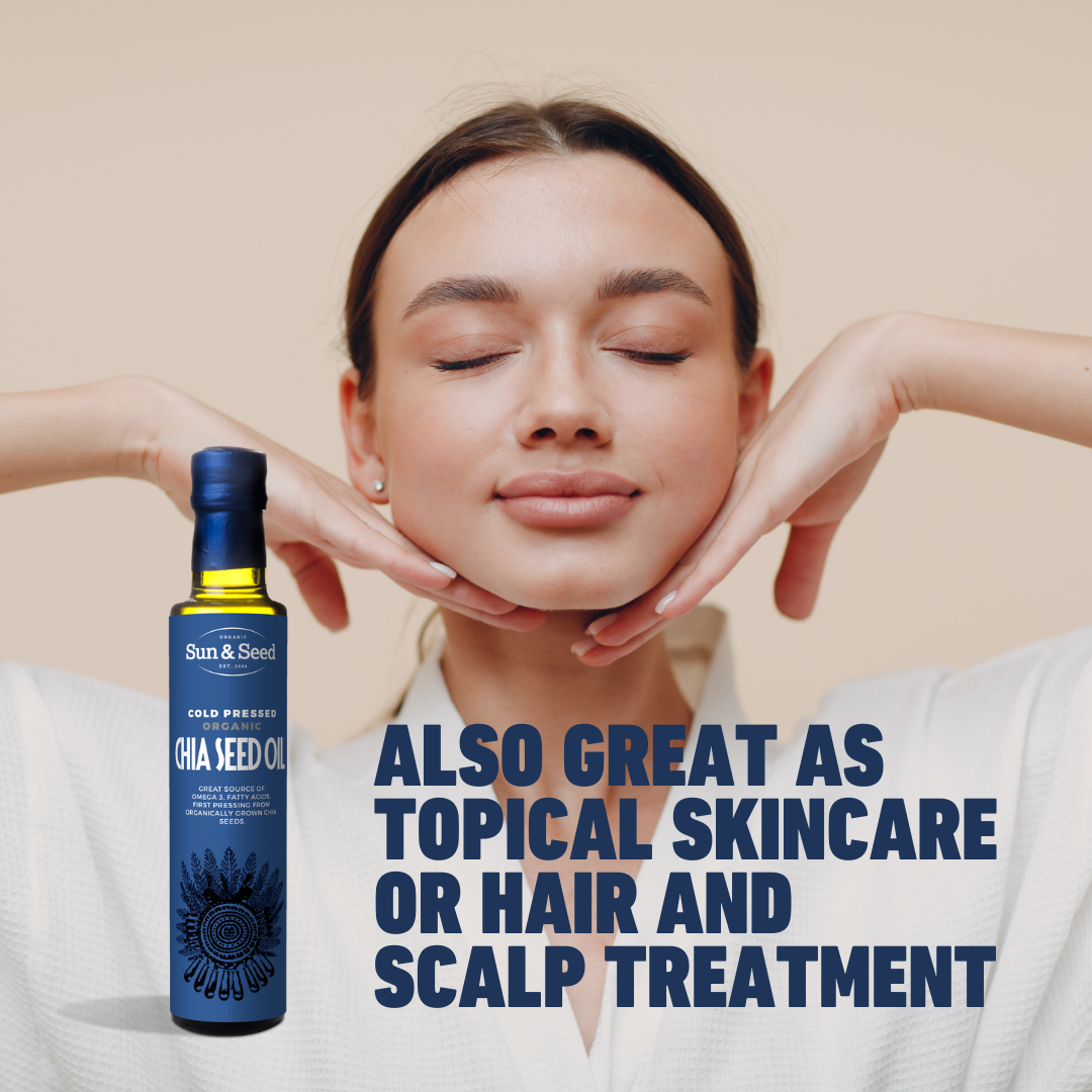 Cold Pressed Organic Chia Seed Oil 250ml