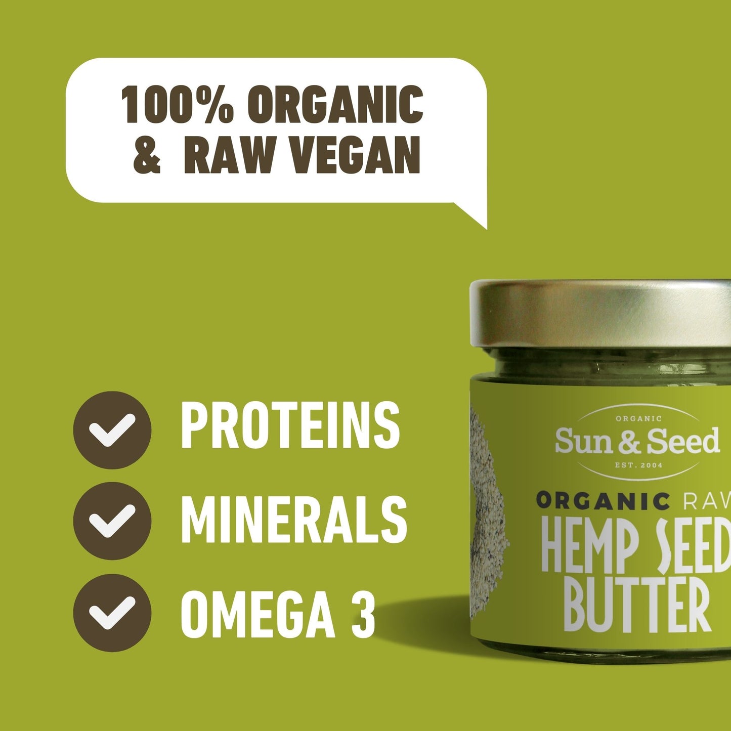Organic Raw Hemp Seed Butter 200g