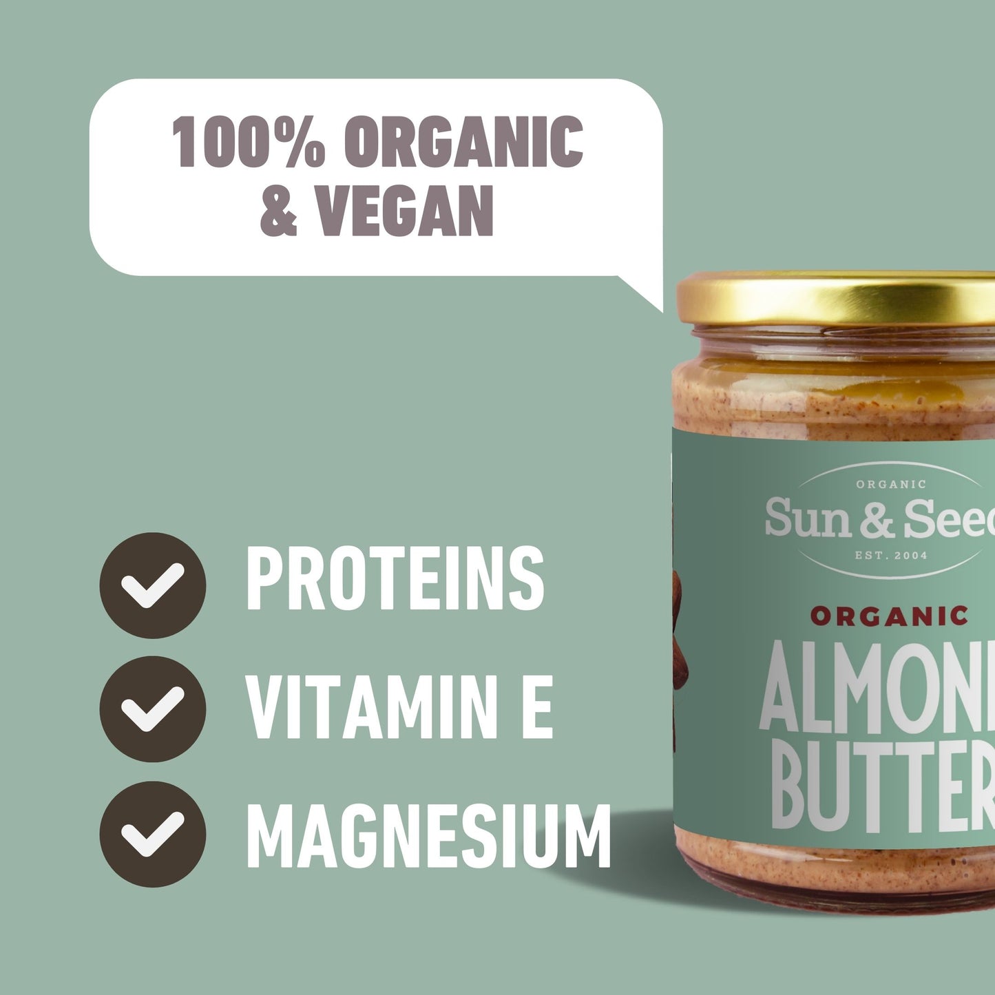 Organic Toasted Almond Butter 500g