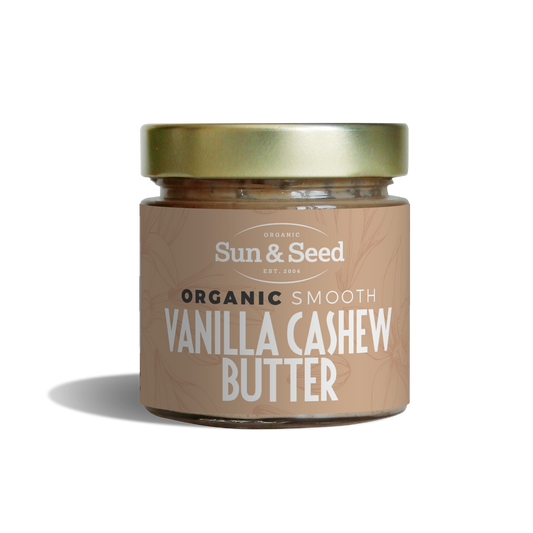 Organic Raw Cashew & Vanilla Butter 200gr