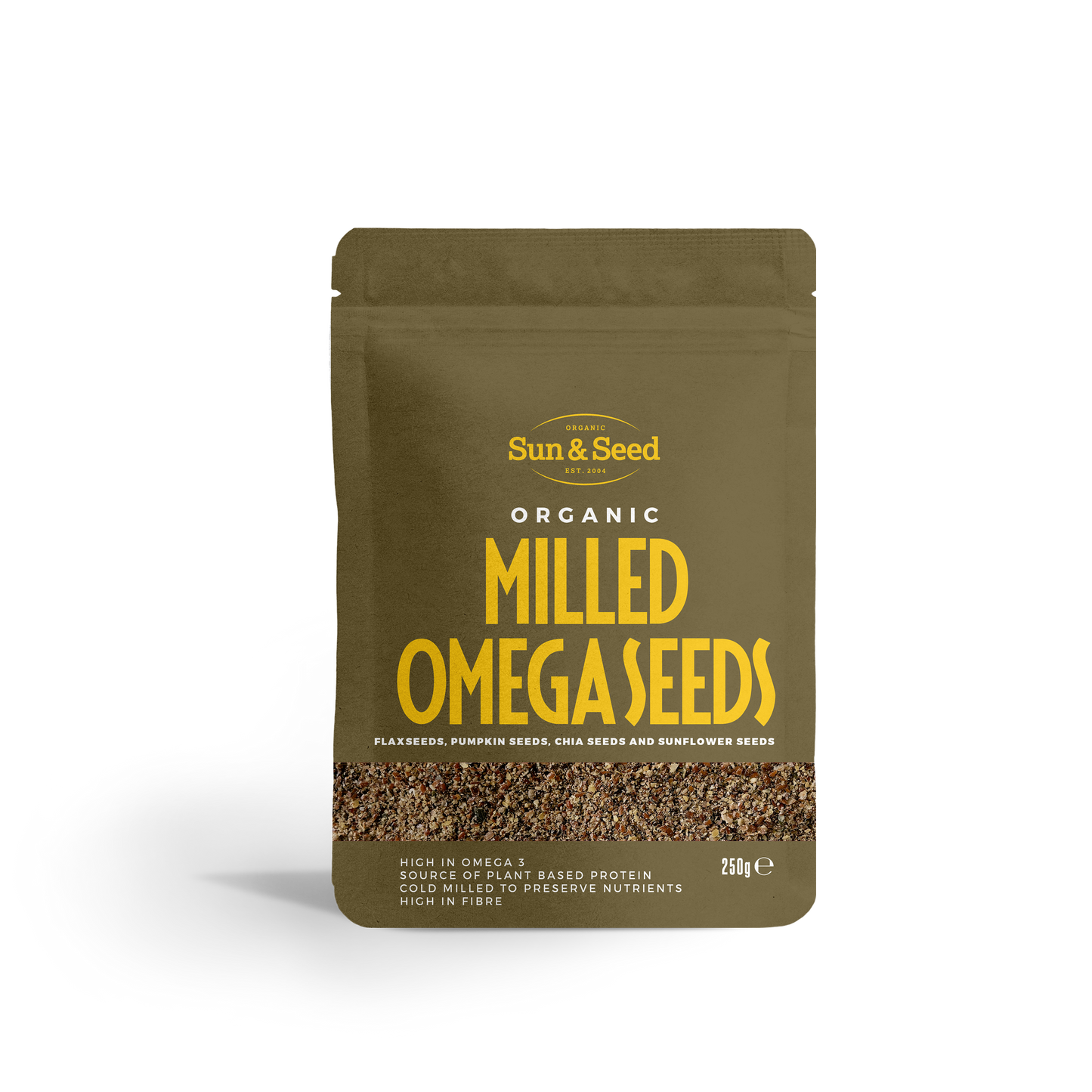 Organic Raw Milled Omega Seeds 250g