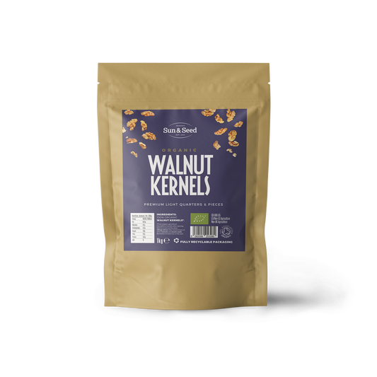 Organic Raw Walnut Kernels 1kg