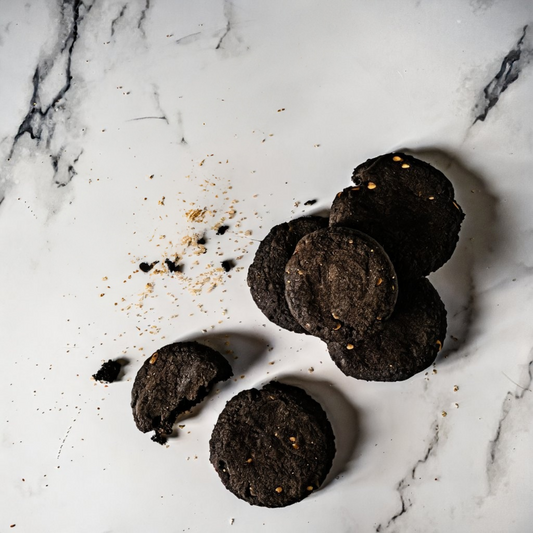 Black Sesame Tahini Cookies