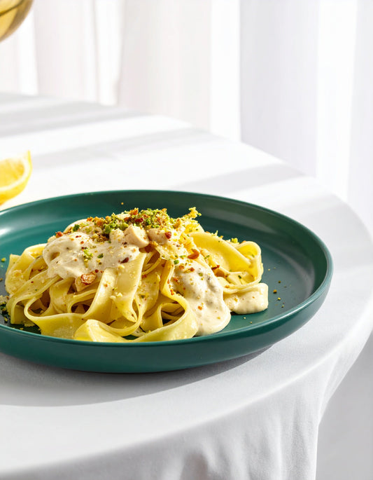 Flaxseed Oil and Lemon Pasta