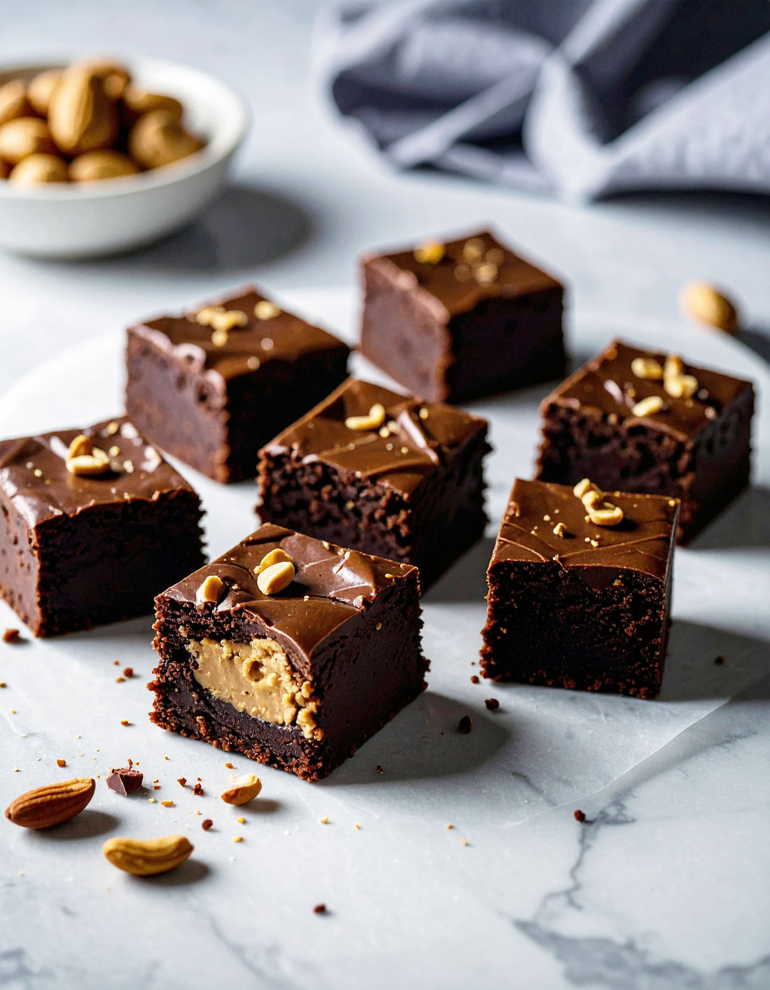 2-Ingredient Peanut Butter Chocolate Fudge