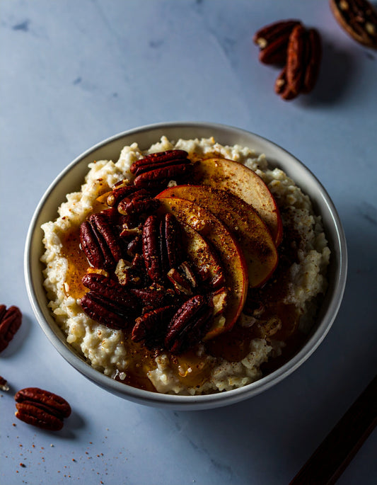 Pecan Pie-Inspired Overnight Oats