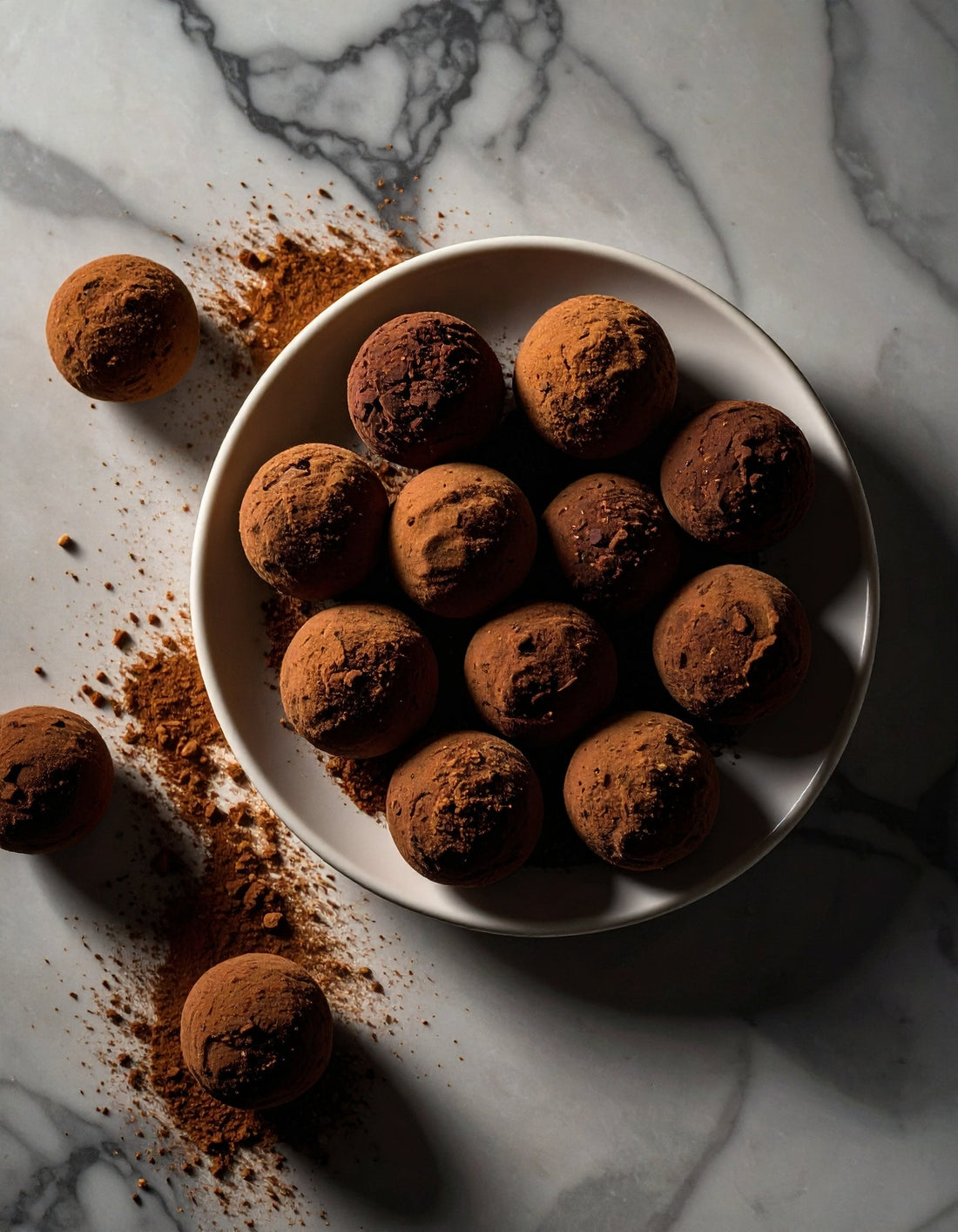 Tahini Chocolate Truffles