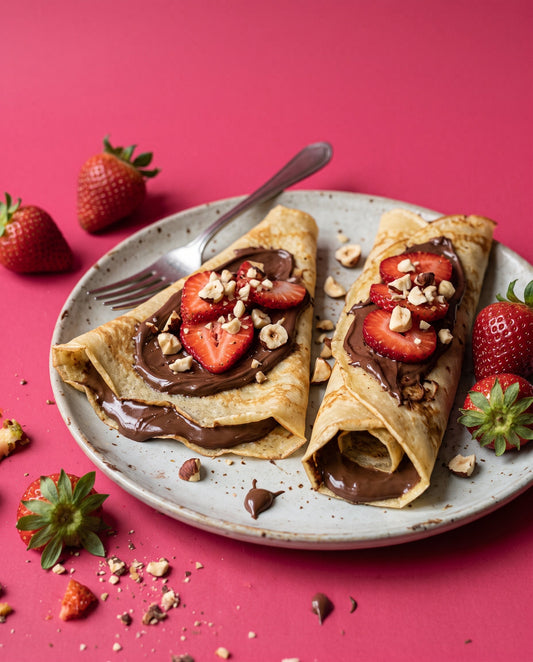 Recipe: Cacao Spread Crêpes with Strawberries