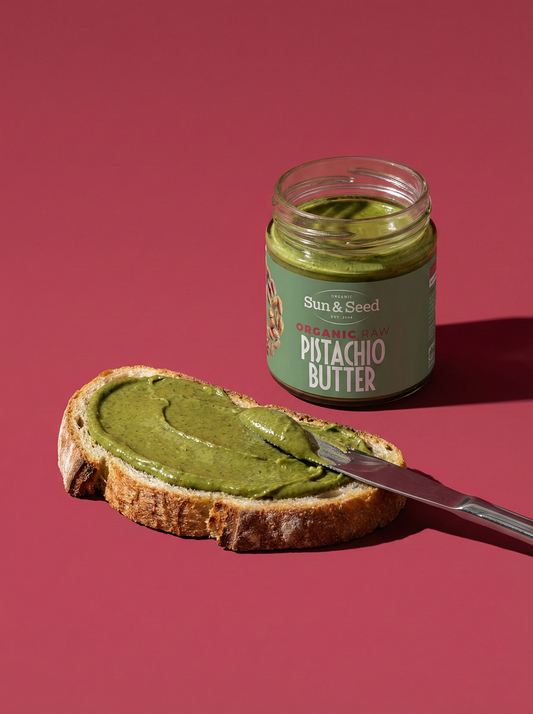 Meet the Product: Raw Pistachio Butter, Fragrant, Creamy and Naturally Green