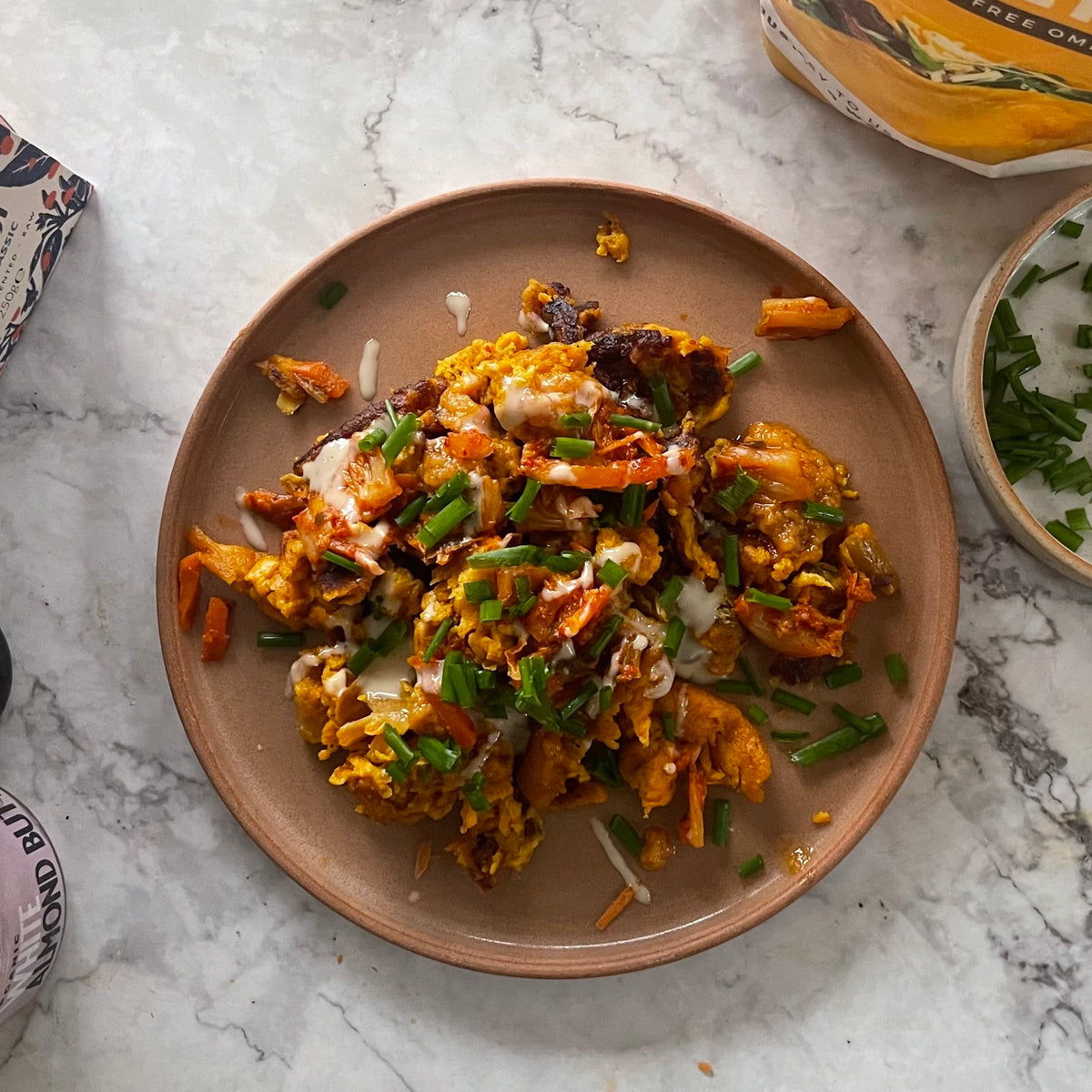 Kimchi Nomelette Scramble Sun & Seed