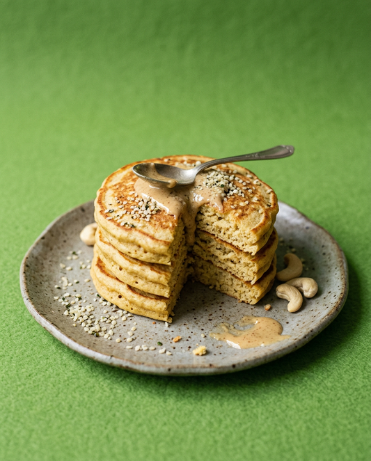 Hemp and Cashew Protein Pancakes