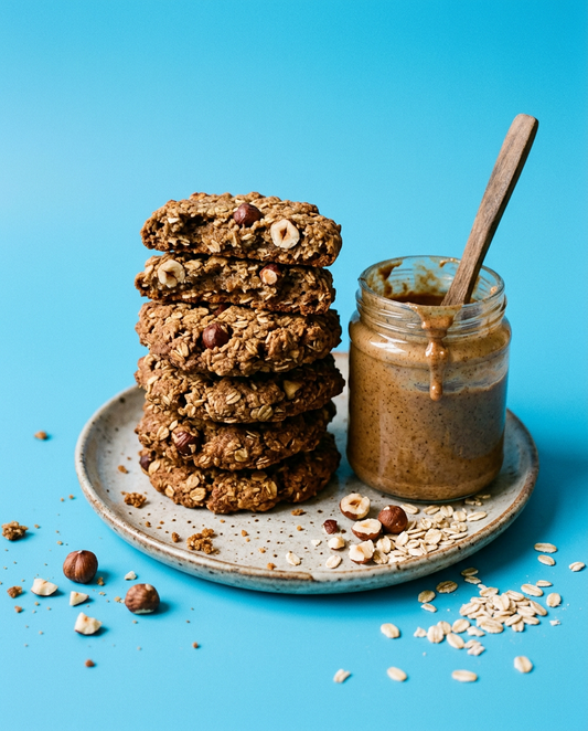 Hazelnut Butter and Oatmeal Cookies
