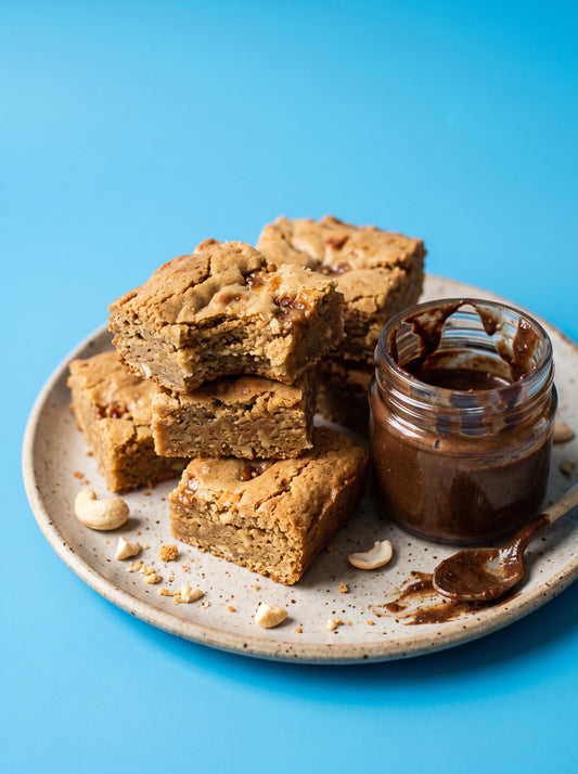 Caromel Cashew Blondies