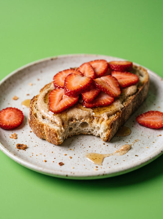 Apricot Kernel Butter and Berry Toast