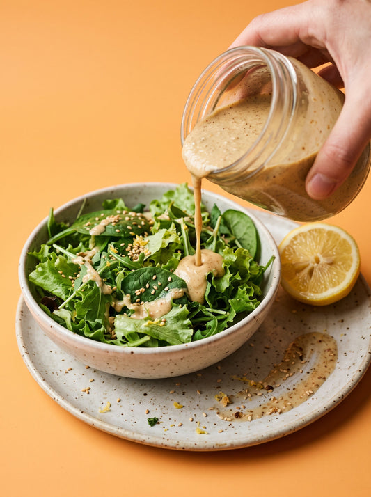 Creamy Almond Butter Salad Dressing