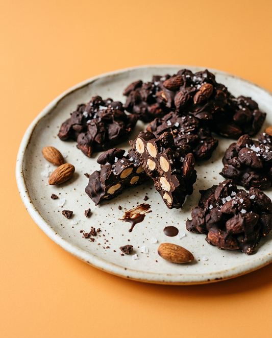 Dark Chocolate Activated Almond Clusters