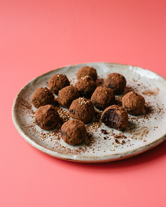 Tahini Chocolate Truffles