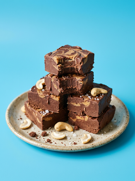 Cashew Butter Chocolate Fudge