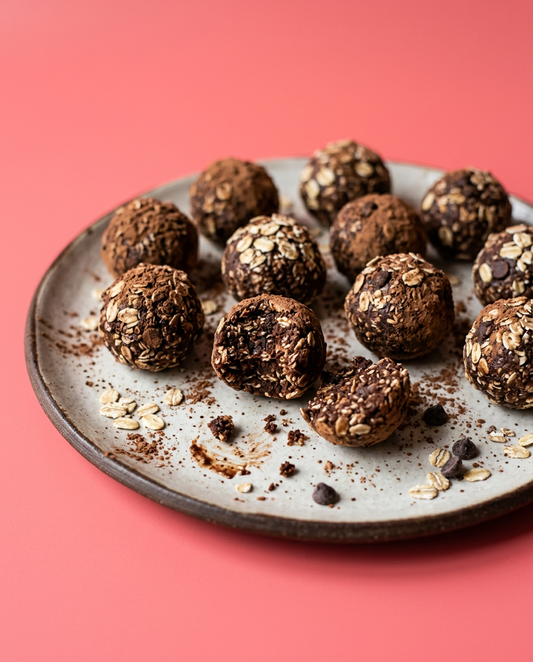 Walnut Butter and Chocolate Energy Bites