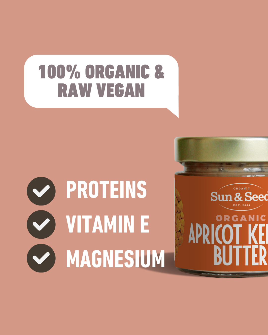 Organic Apricot Kernel Butter 200g