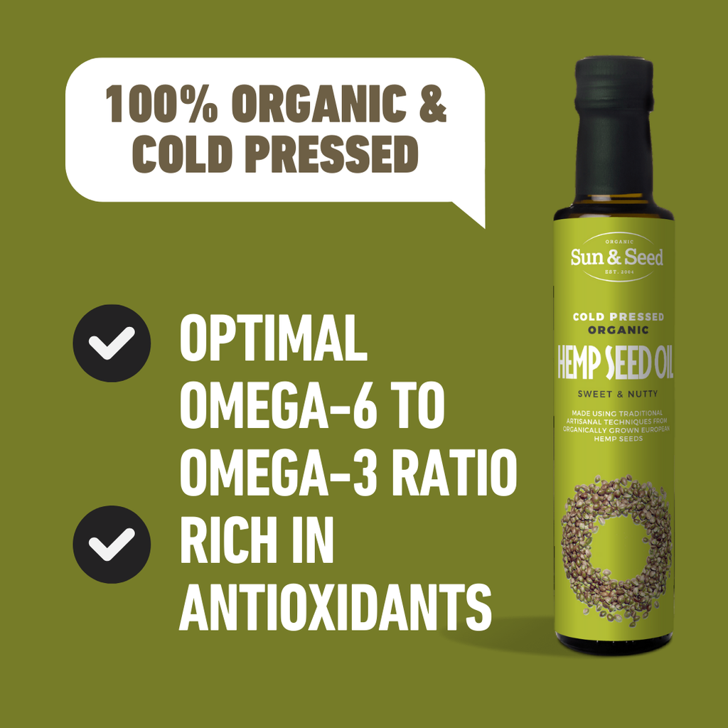 Cold Pressed Organic Hemp Seed Oil 250ml