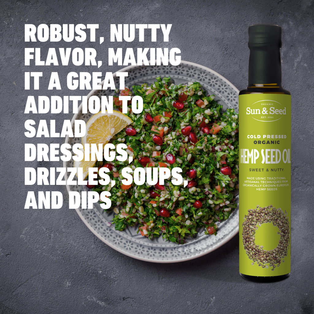 Cold Pressed Organic Hemp Seed Oil 250ml