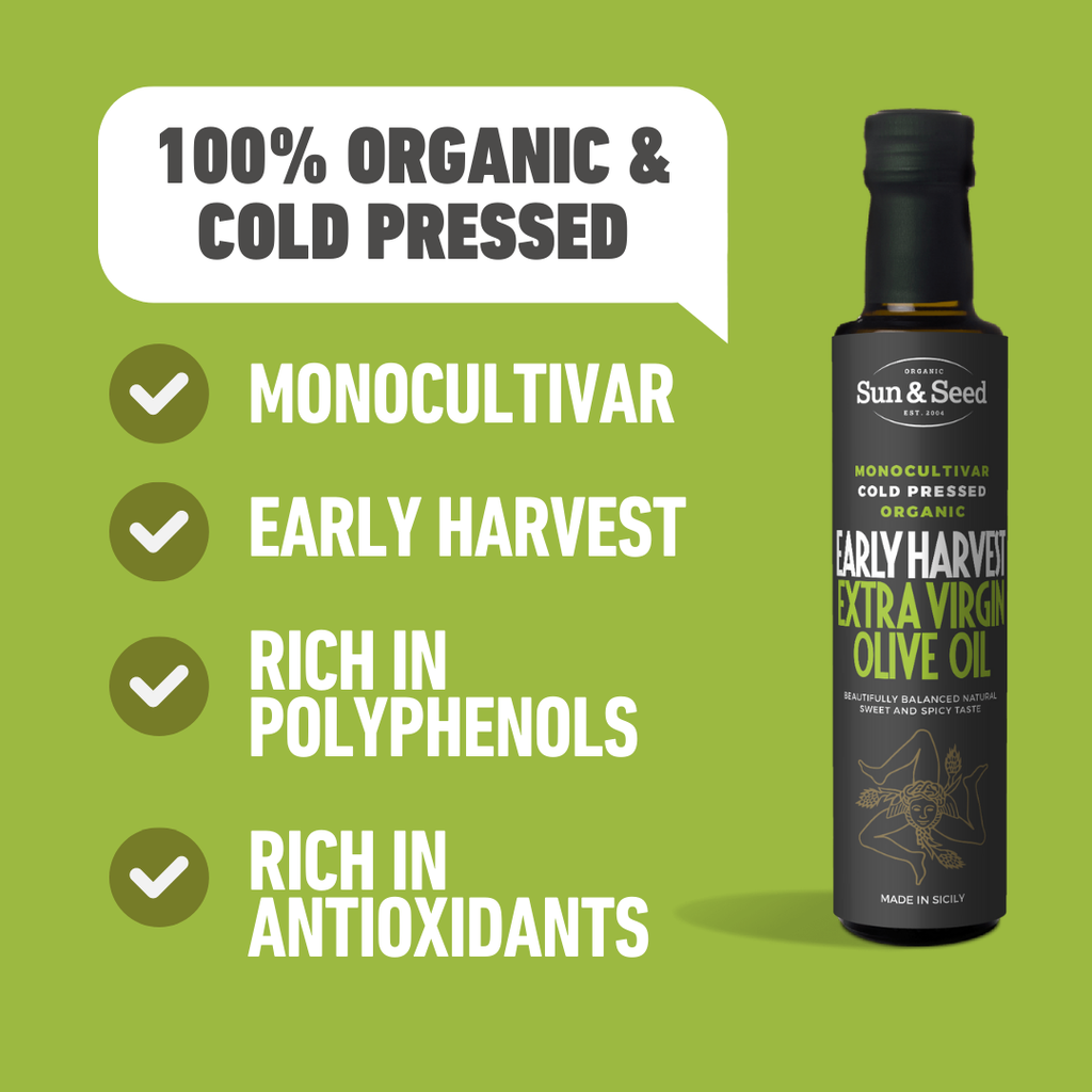 Premium Early Harvest Extra Virgin Olive Oil 500ml  - Monocultivar Cold Pressed Organic