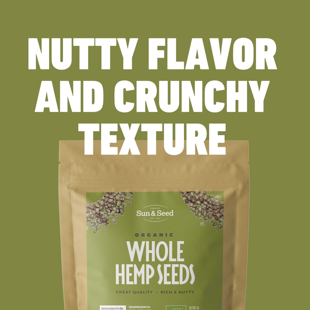 Organic Whole Hemp Seeds 1kg