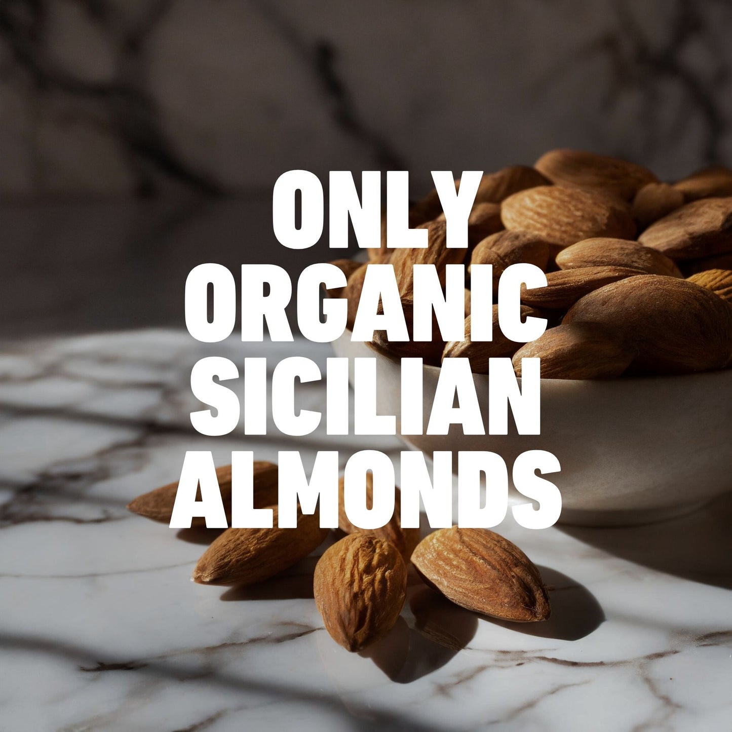 Organic Raw Sicilian Almonds 1kg