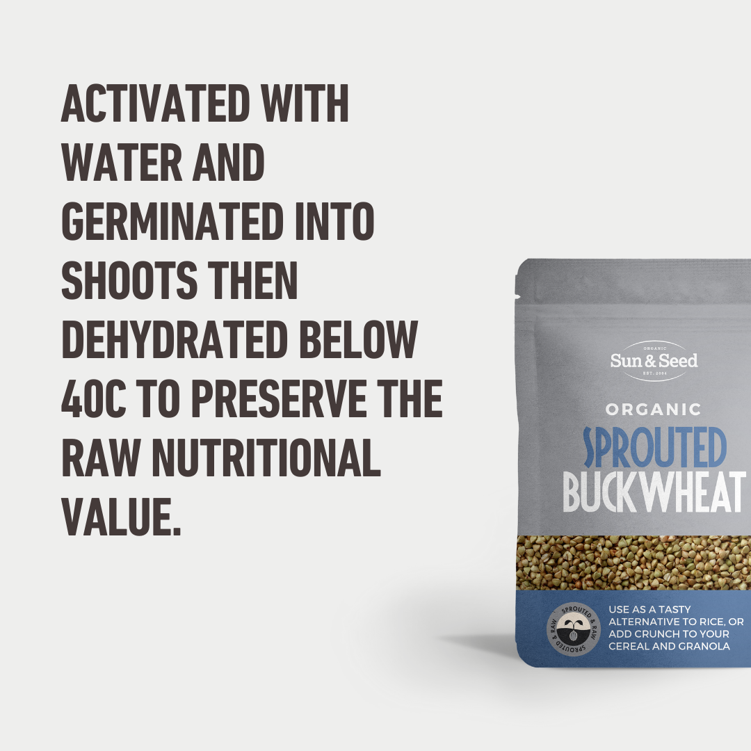 Sprouted & Raw Organic Buckwheat 250g