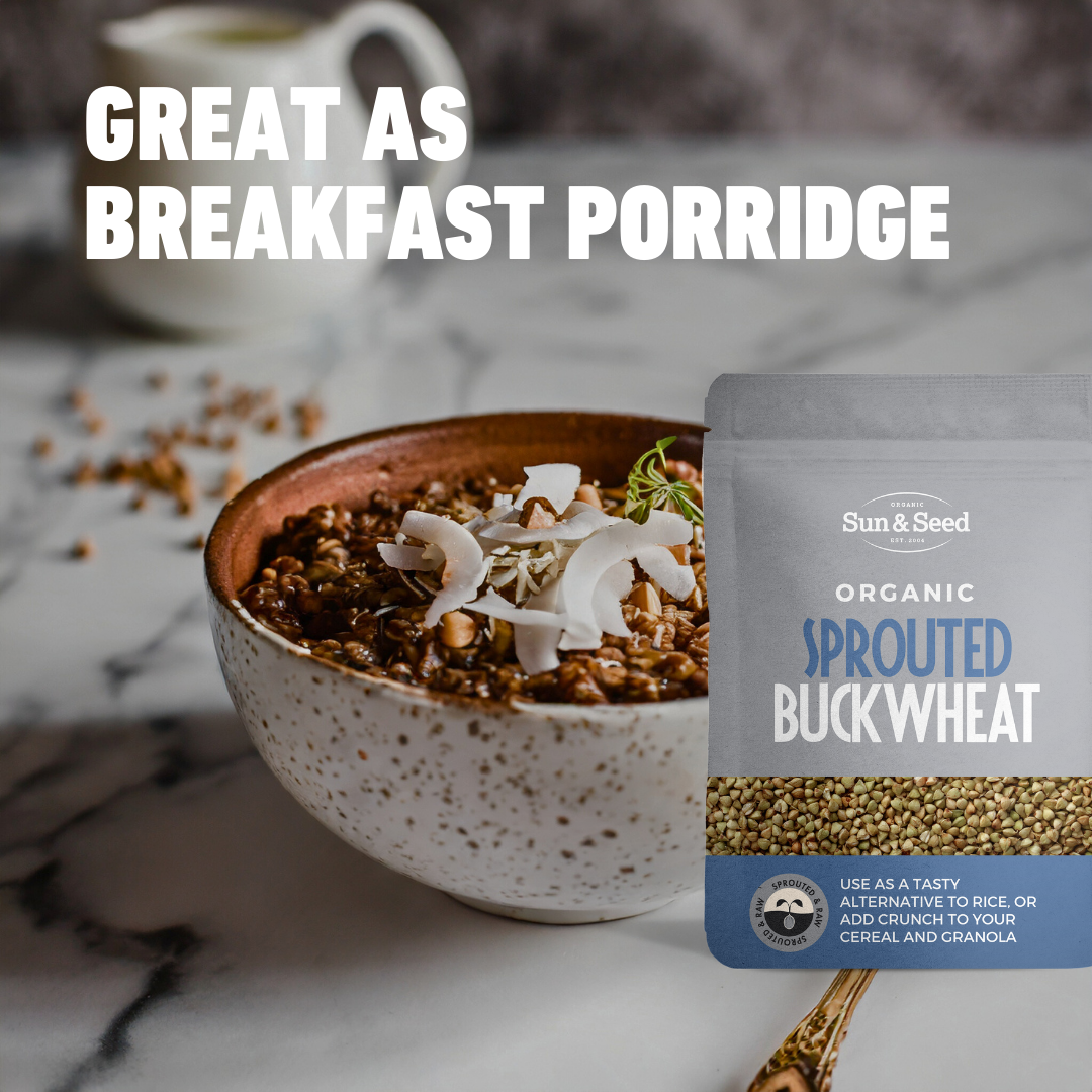 Sprouted & Raw Organic Buckwheat 250g