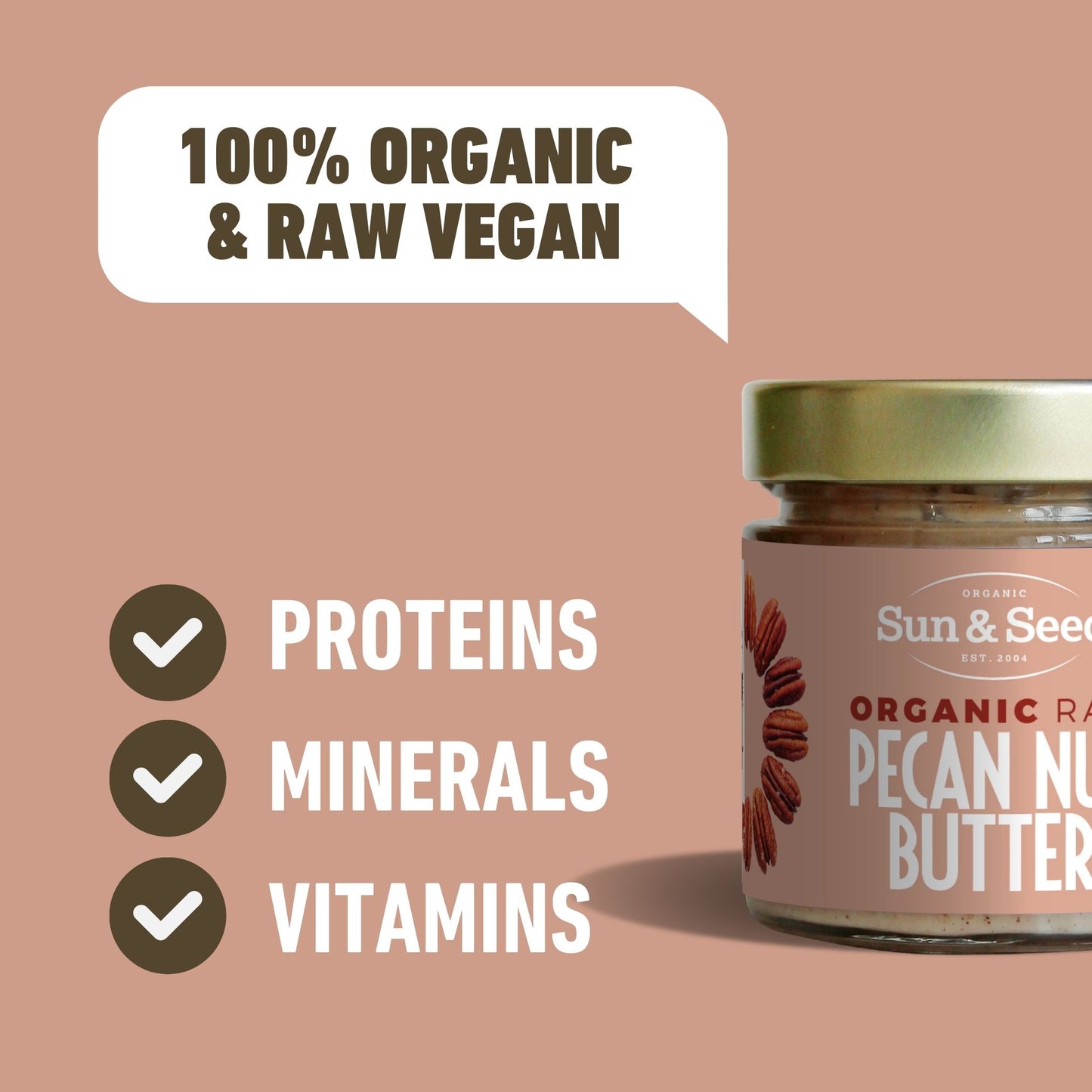 Organic Raw Pecan Butter 200gr
