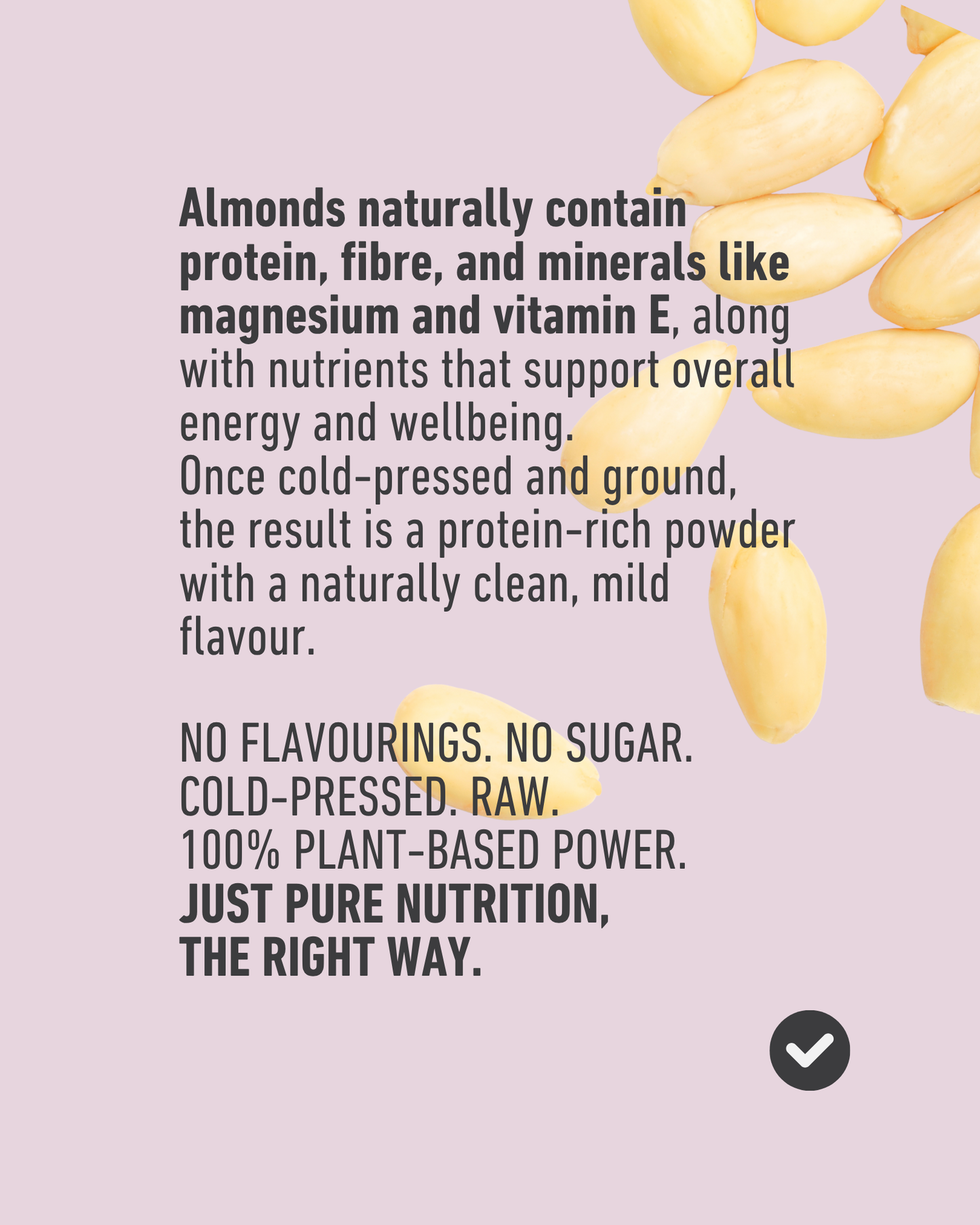 Organic Premium Almond Protein Powder 300g