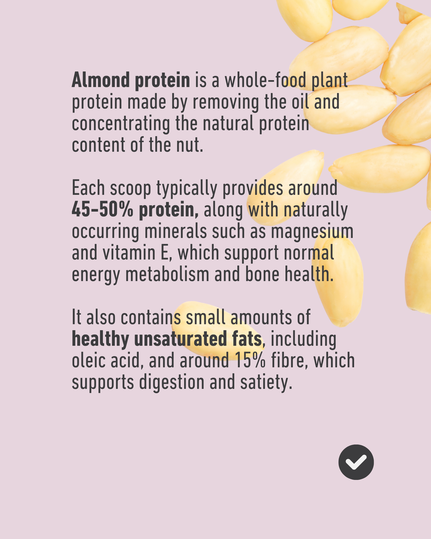 Organic Premium Almond Protein Powder 300g