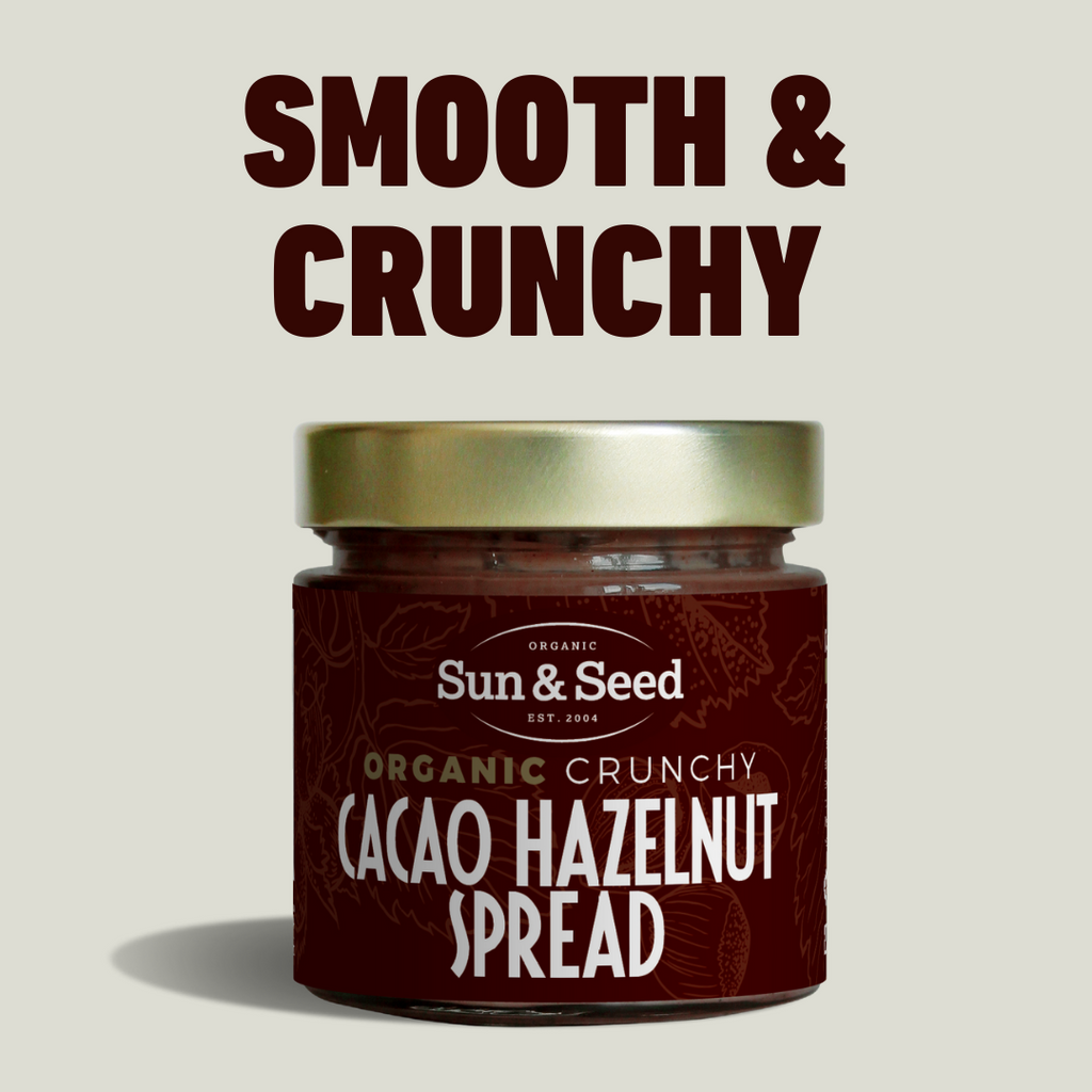 Organic Crunchy Cacao & Hazelnut Spread 200gr