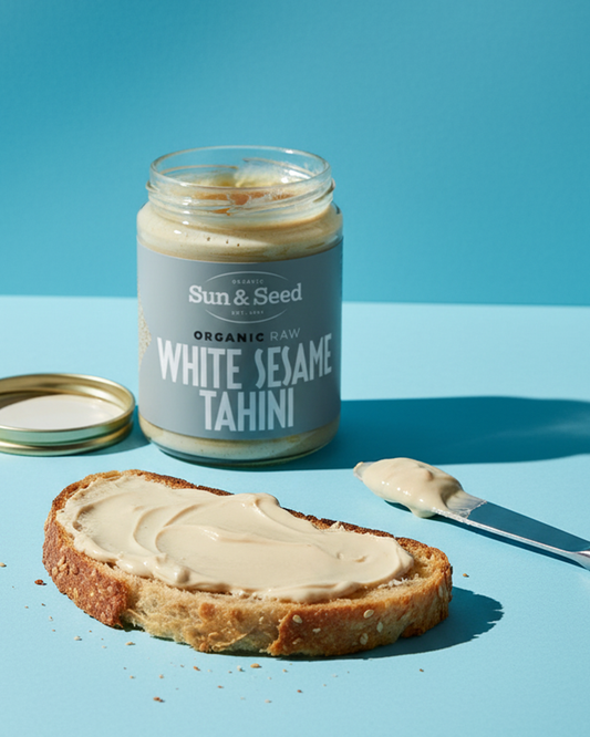 Organic Raw White Sesame Tahini 500g