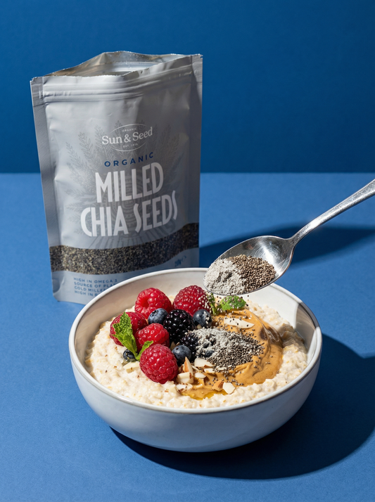 Organic Raw Milled Chia Seeds 250g