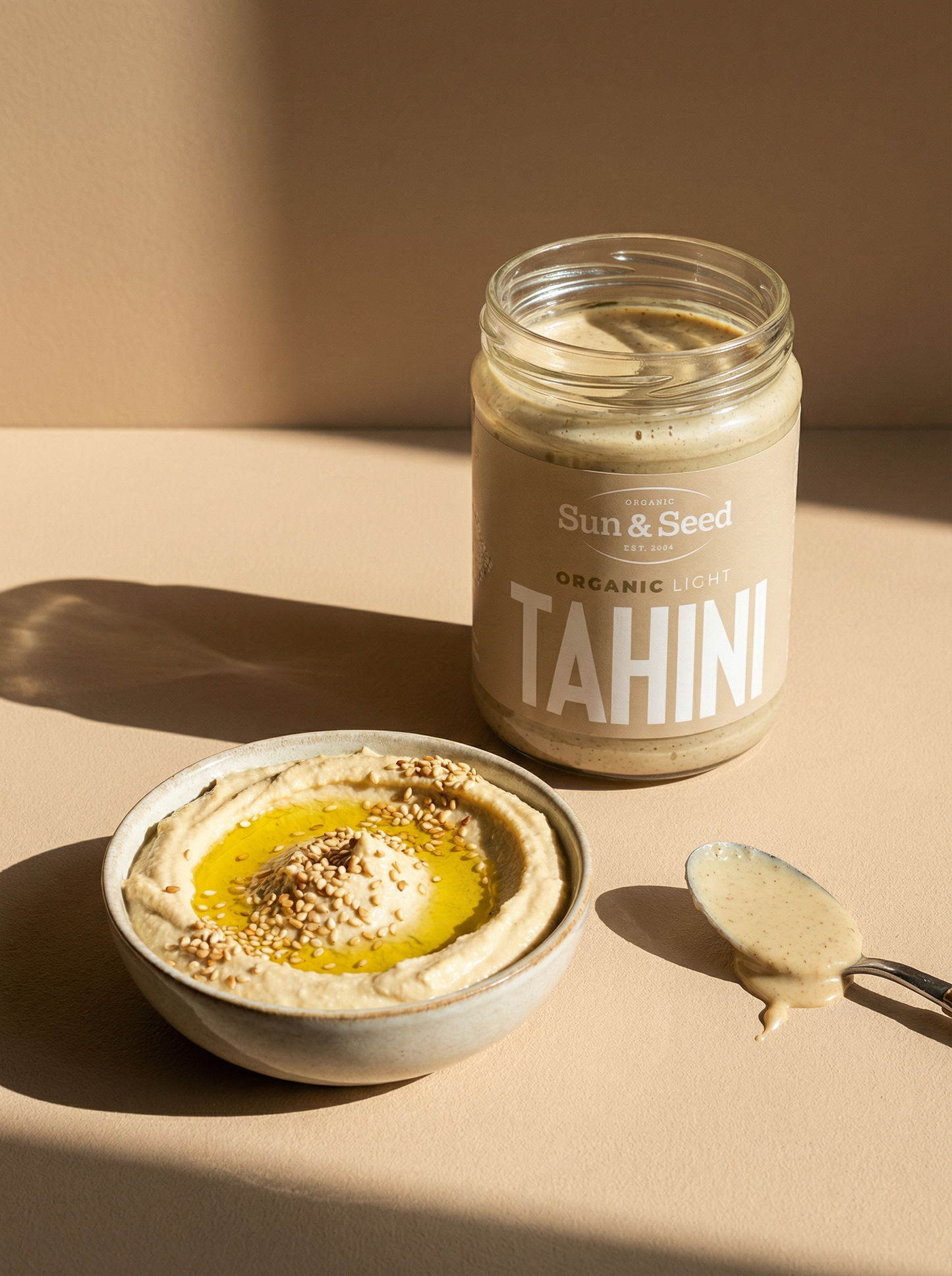 Organic Lightly Roasted Traditional Sesame Tahini 500g