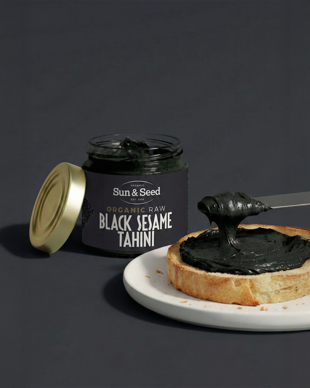 Organic Raw Black Sesame Tahini 200g