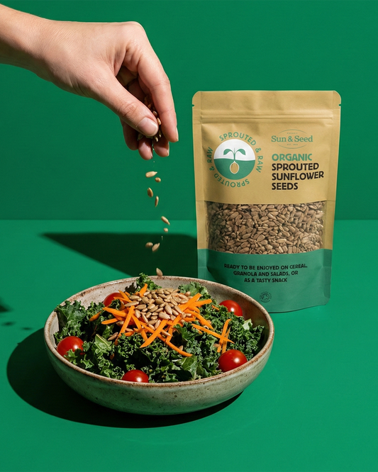 Sprouted & Raw Organic Sunflower Seeds 250g
