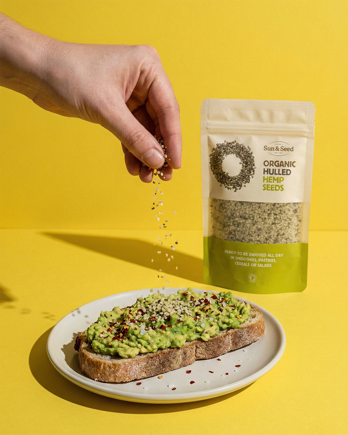 Organic Hulled Hemp Seeds 250g