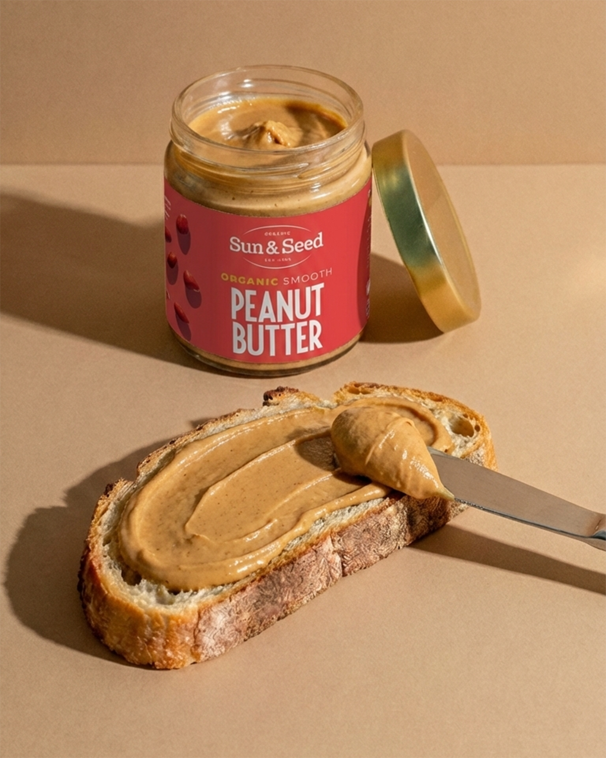 Organic Smooth Peanut Butter 500g
