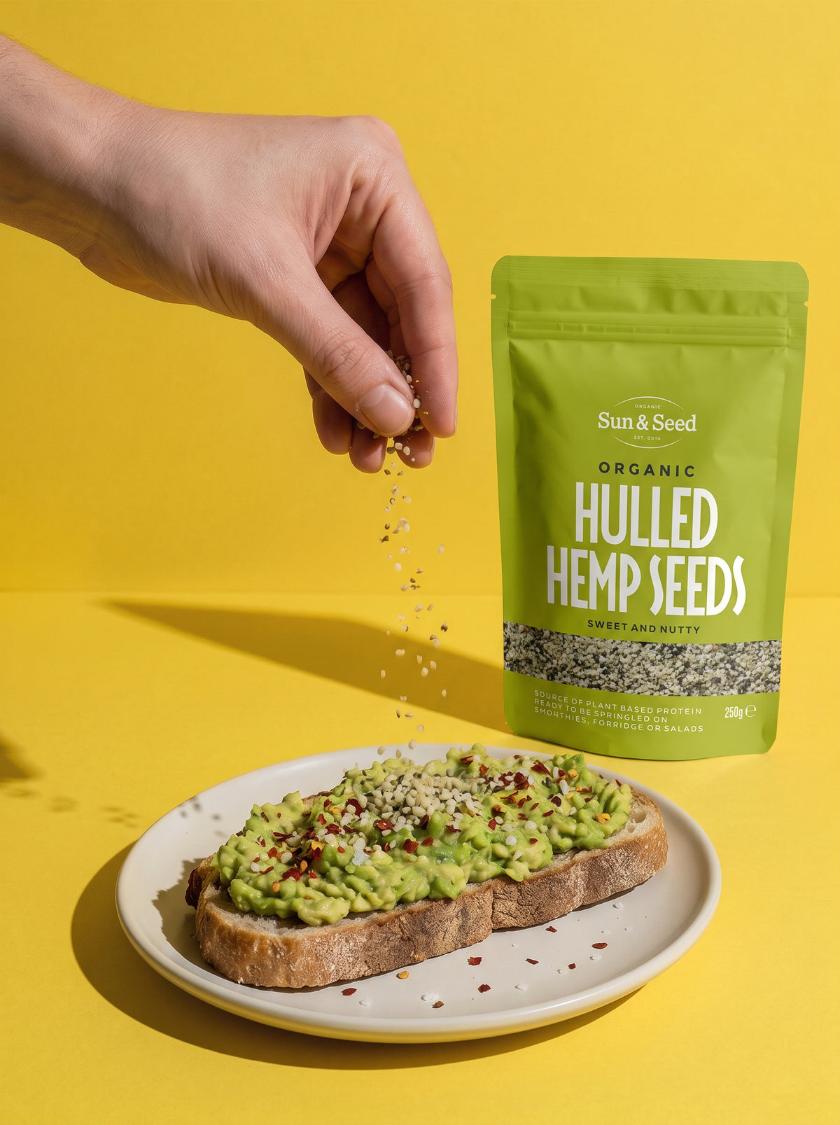 Organic Hulled Hemp Seeds 250g